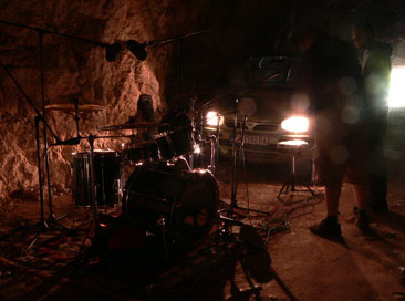 Rock Drums Recorded in a Cave